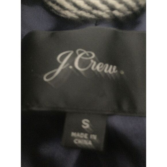 J.Crew Womens Oversized Herringbone Motorcycle Jacket K2383 overcoat Small - Picture 8 of 10